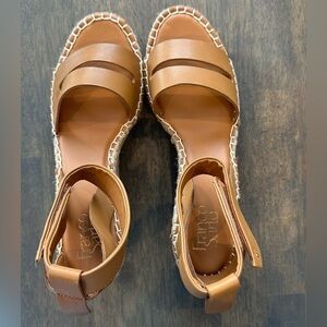 Franco Sarto Espadrille Wedge Sandal Like New